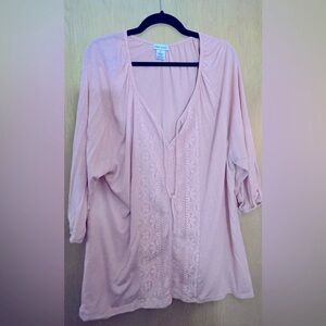 Boho Wet Seal lace crochet blouse